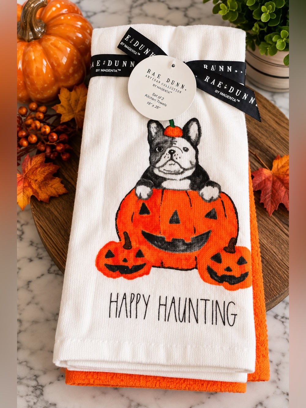 Rae Dunn Set of 3 Kitchen Towels